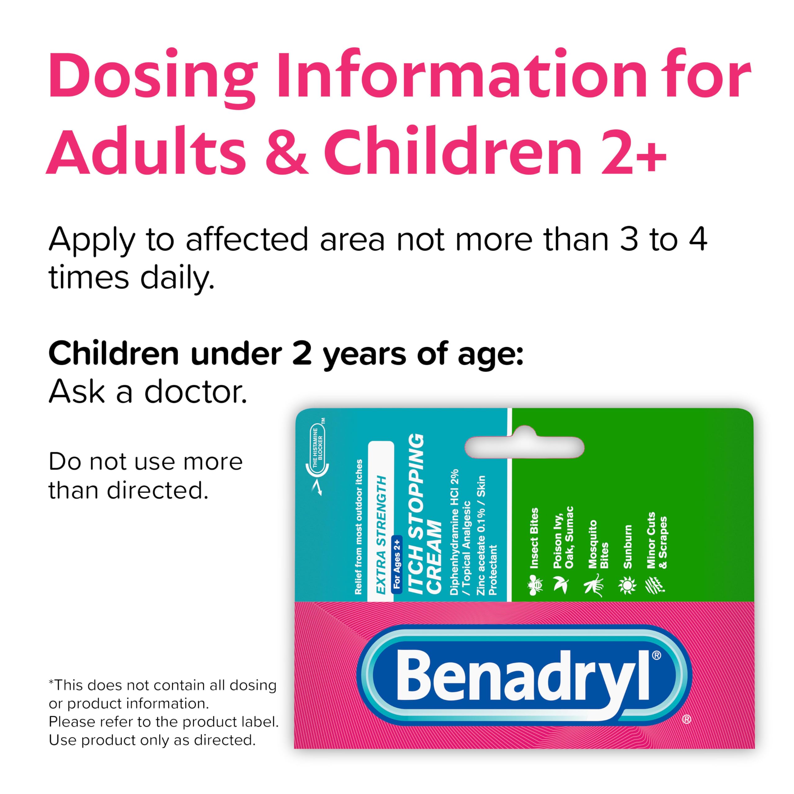 Benadryl zinc acetate skin protectant helps dry oozing from irritations.
