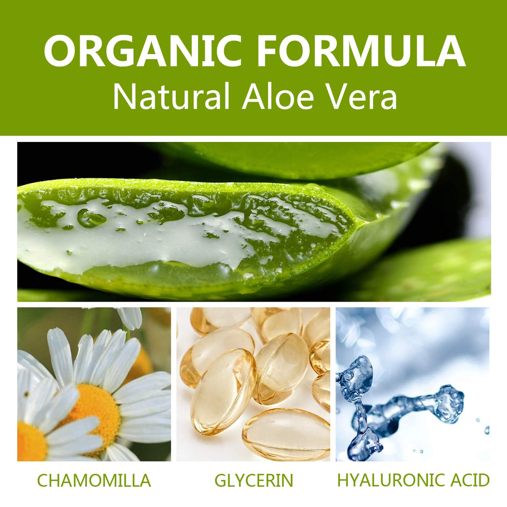Benatu Aloe Vera Gel ingredients no additives emphasize pure plant extract.