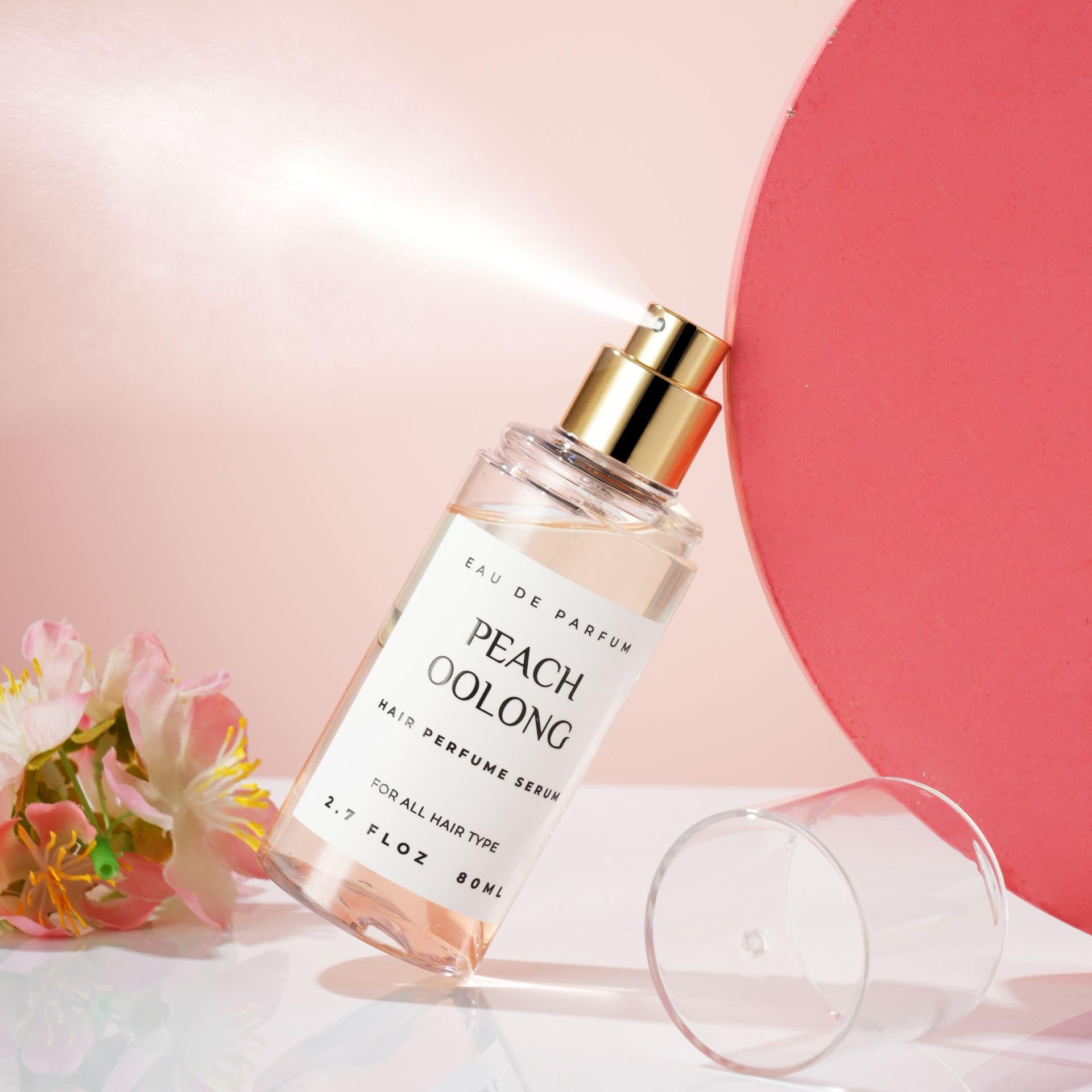 Benatu hair perfume spray delivers instant scent and moisture boost.