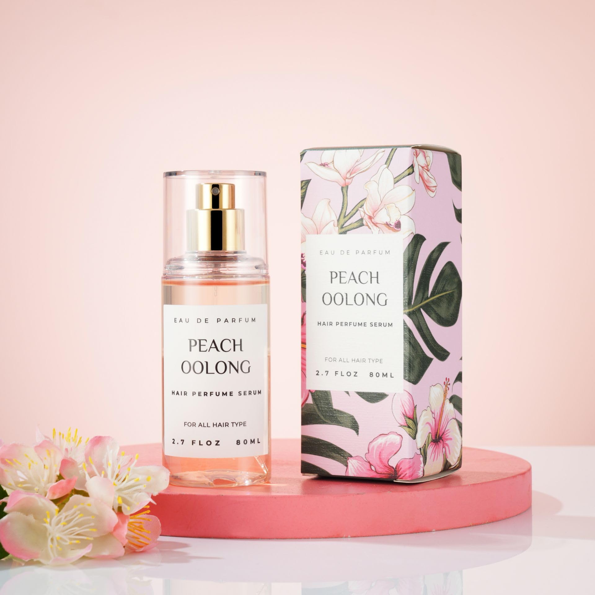 Benatu hair perfume ultra-fine mist dispersion provides feather-light scent without heaviness.