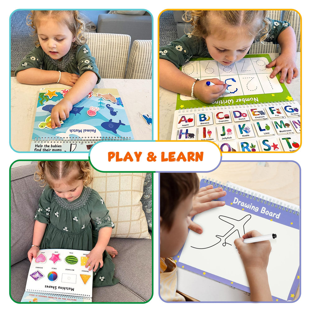 BenBen Busy Book can aid autism learning materials and speech therapy exercises.