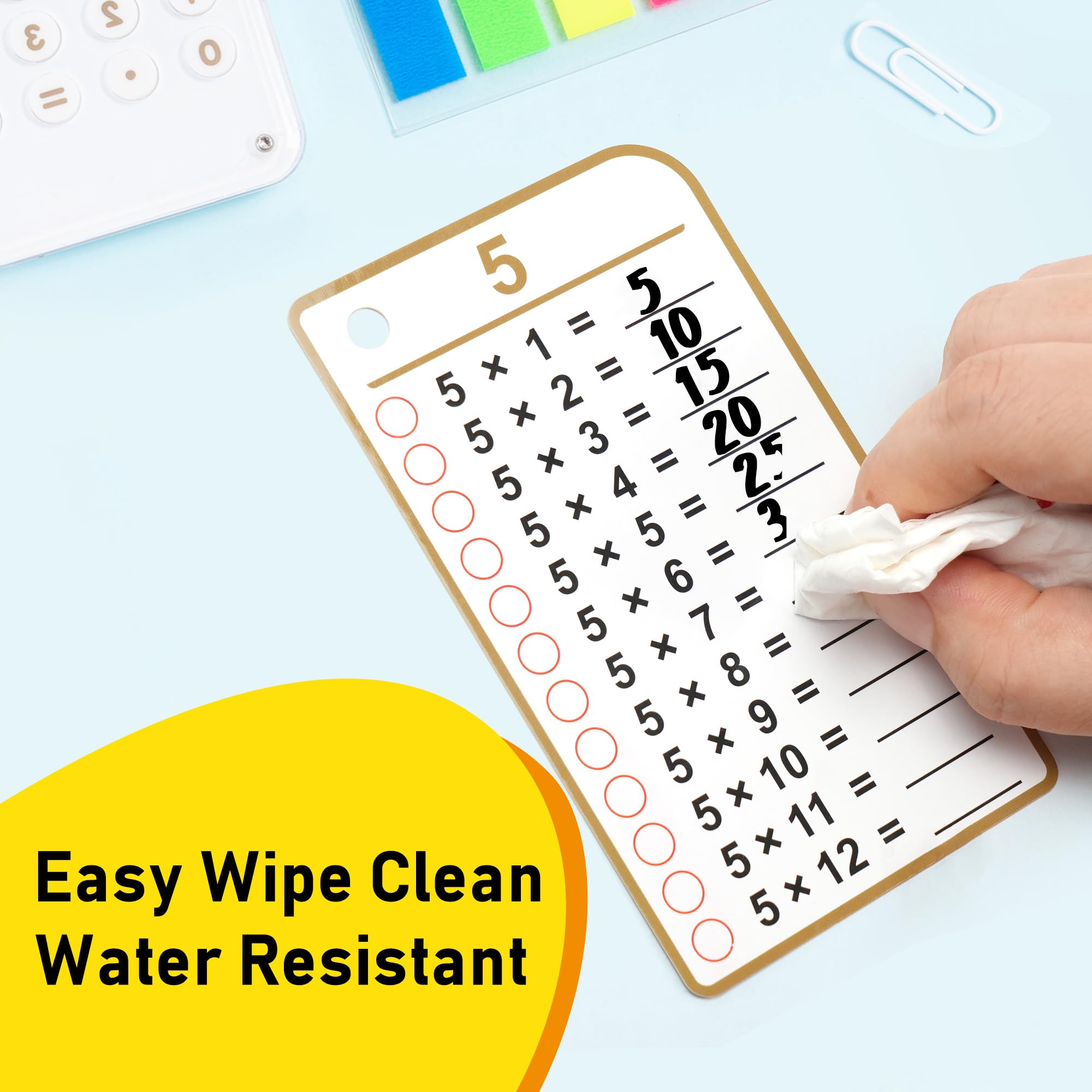 BenBen large, high-contrast numbers support easy reading during quick quizzes.
