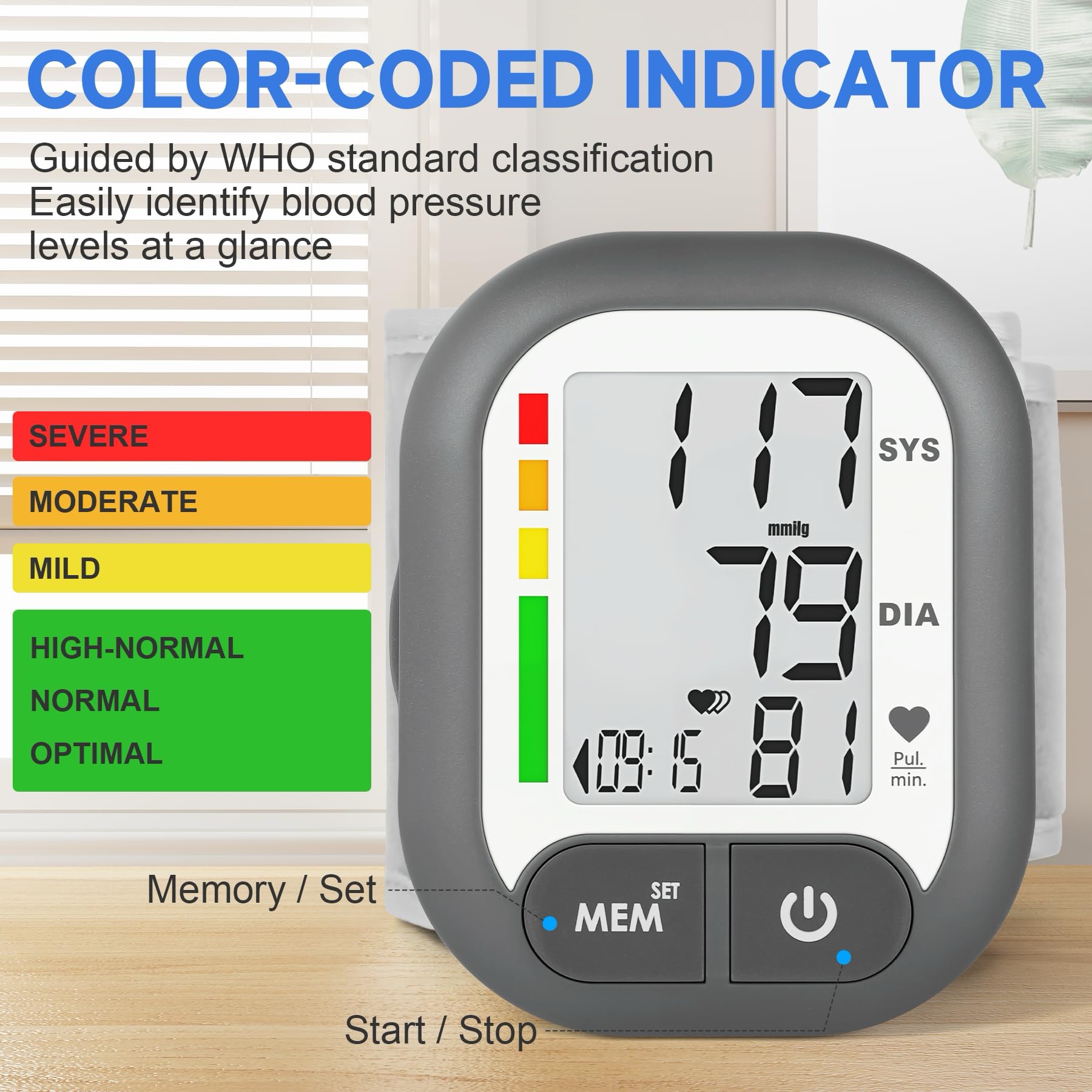 BENECEN Blood Pressure Monitor carrying case keeps device organized on the go.