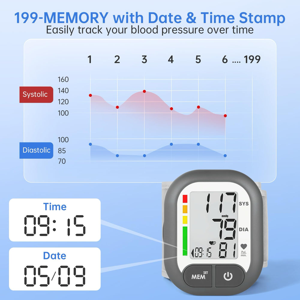 BENECEN Blood Pressure Monitor includes batteries for immediate use.