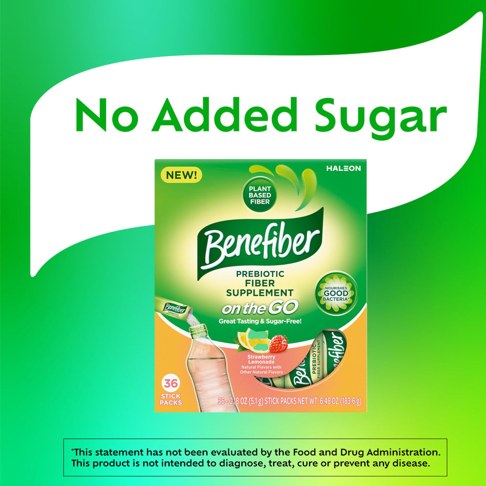 Benefiber for adults and kids 6-plus daily fiber routine.