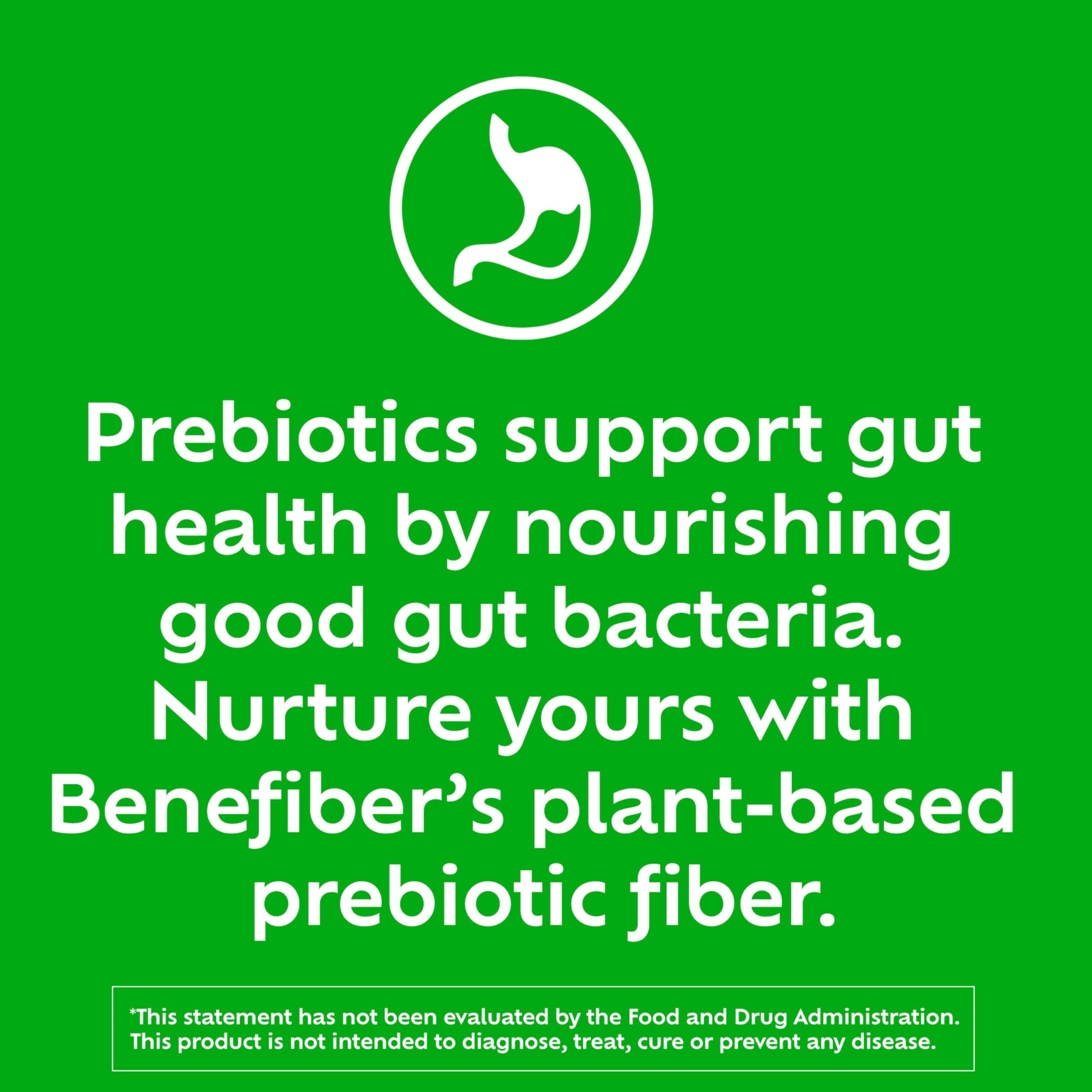 Benefiber daily dosage two sticks simple schedule for fiber intake.