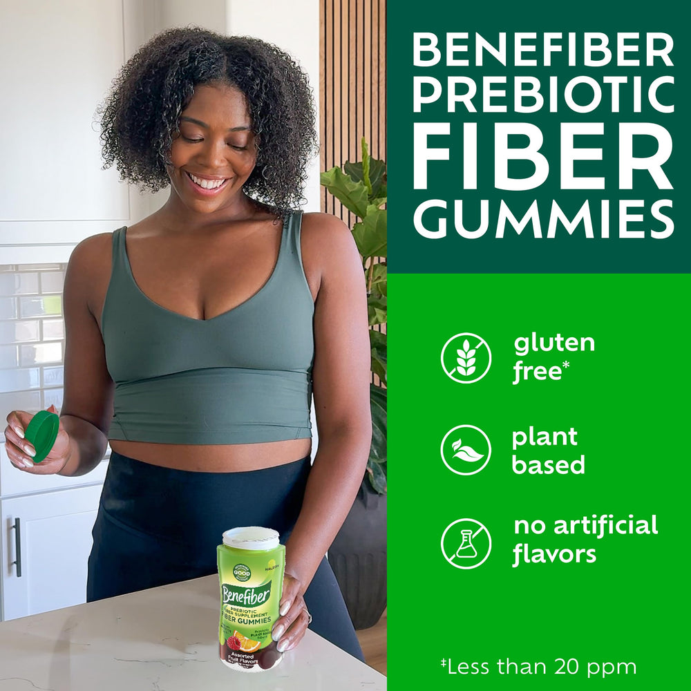 Benefiber gummies digestive health scene for busy lifestyles