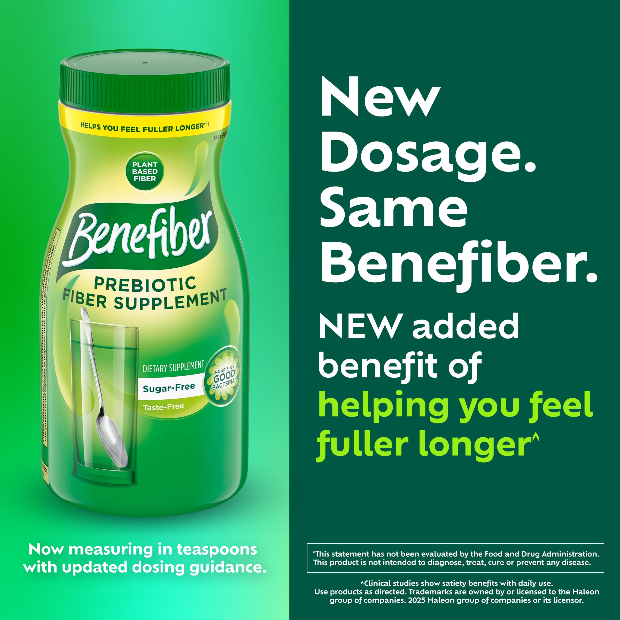 Label highlights gluten-free and sugar-free formula.