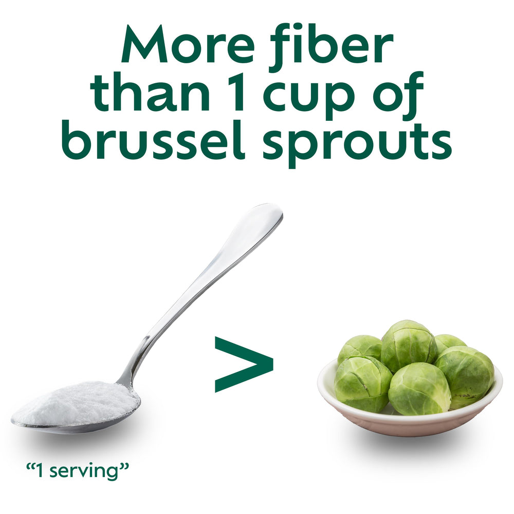 Powder added to juice for a quick fiber boost.