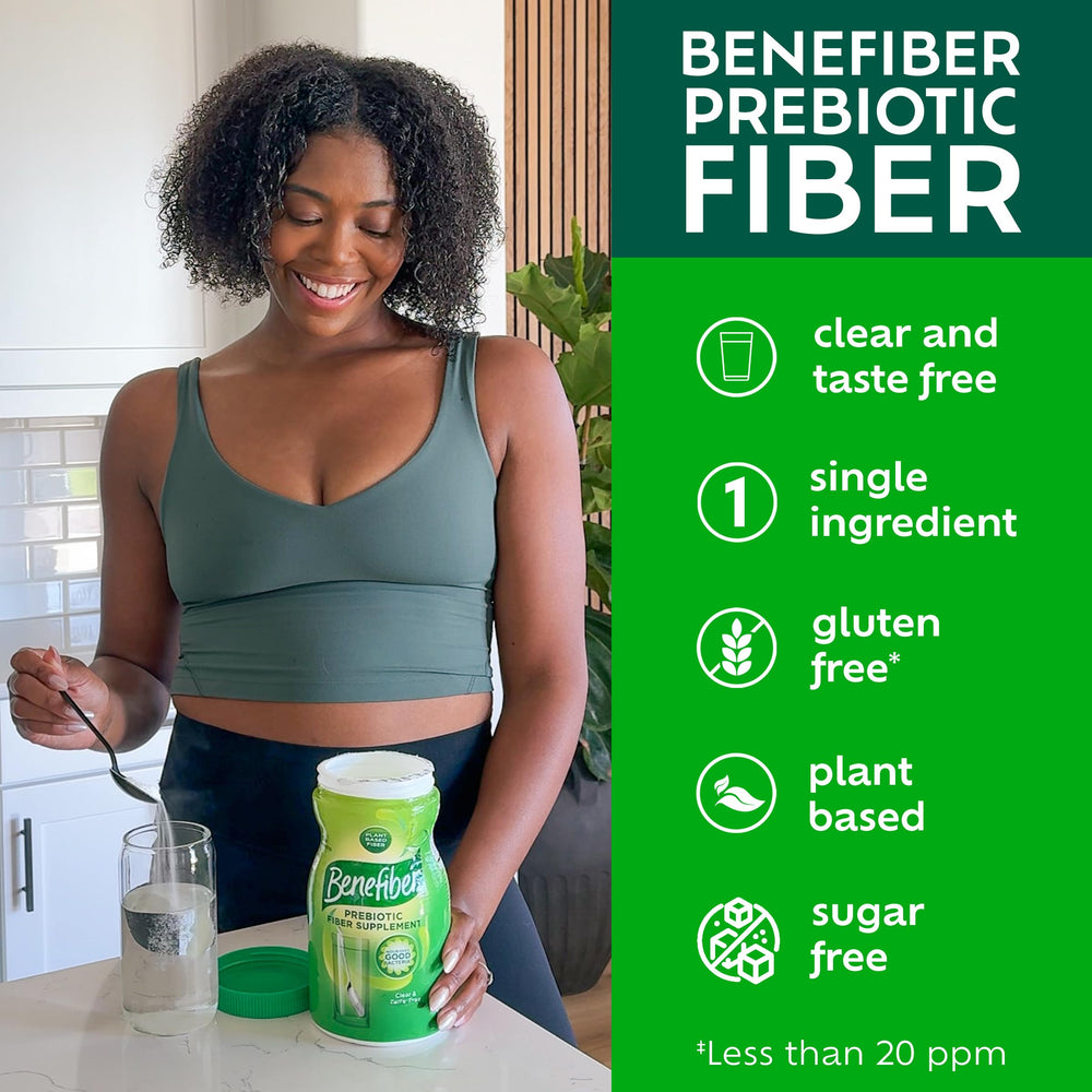 Mixed into yogurt for a convenient fiber dose.