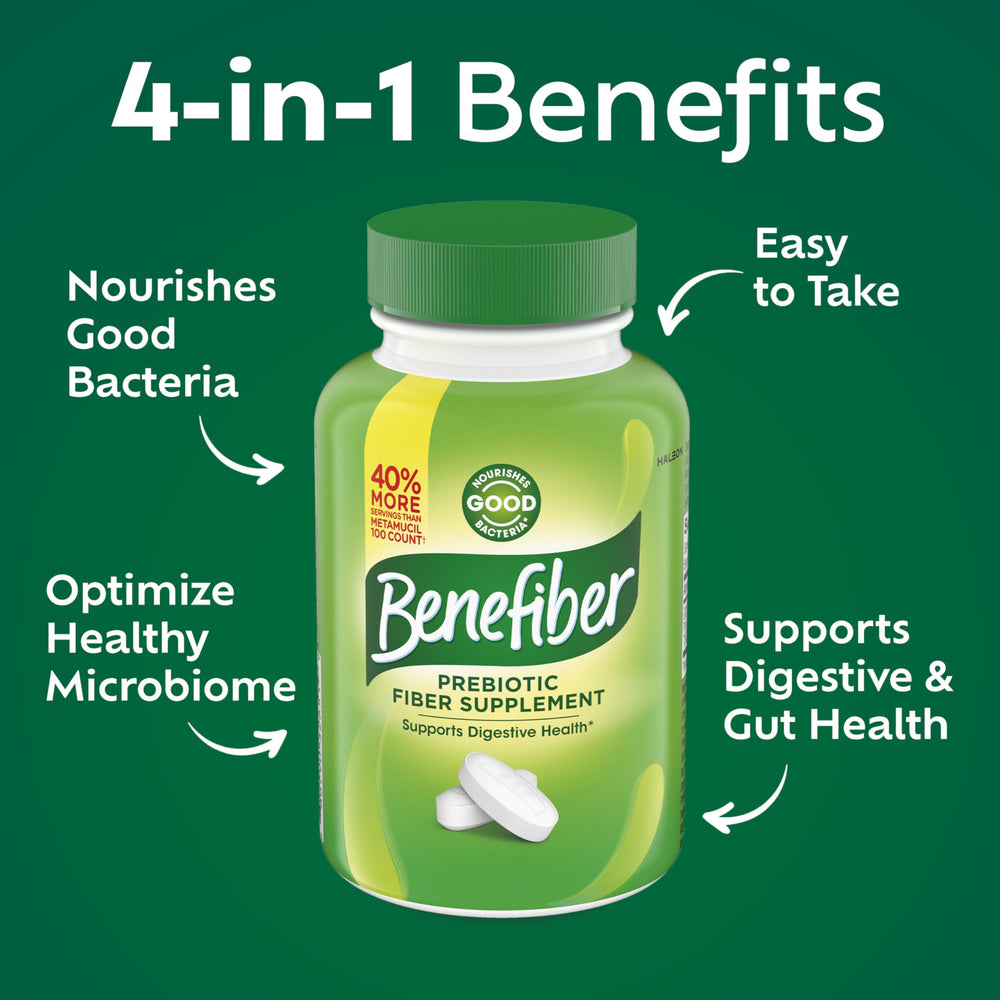 Clear label highlights GLP-1 friendly prebiotic fiber benefits.
