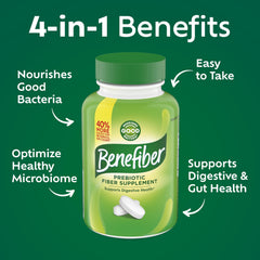 Clear label highlights GLP-1 friendly prebiotic fiber benefits.