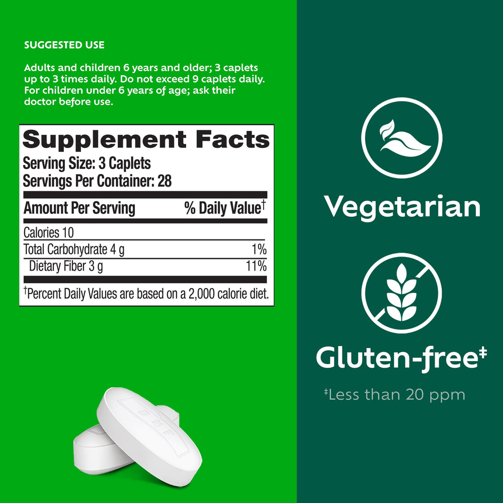 America's #1 prebiotic fiber brand badge appears on packaging.