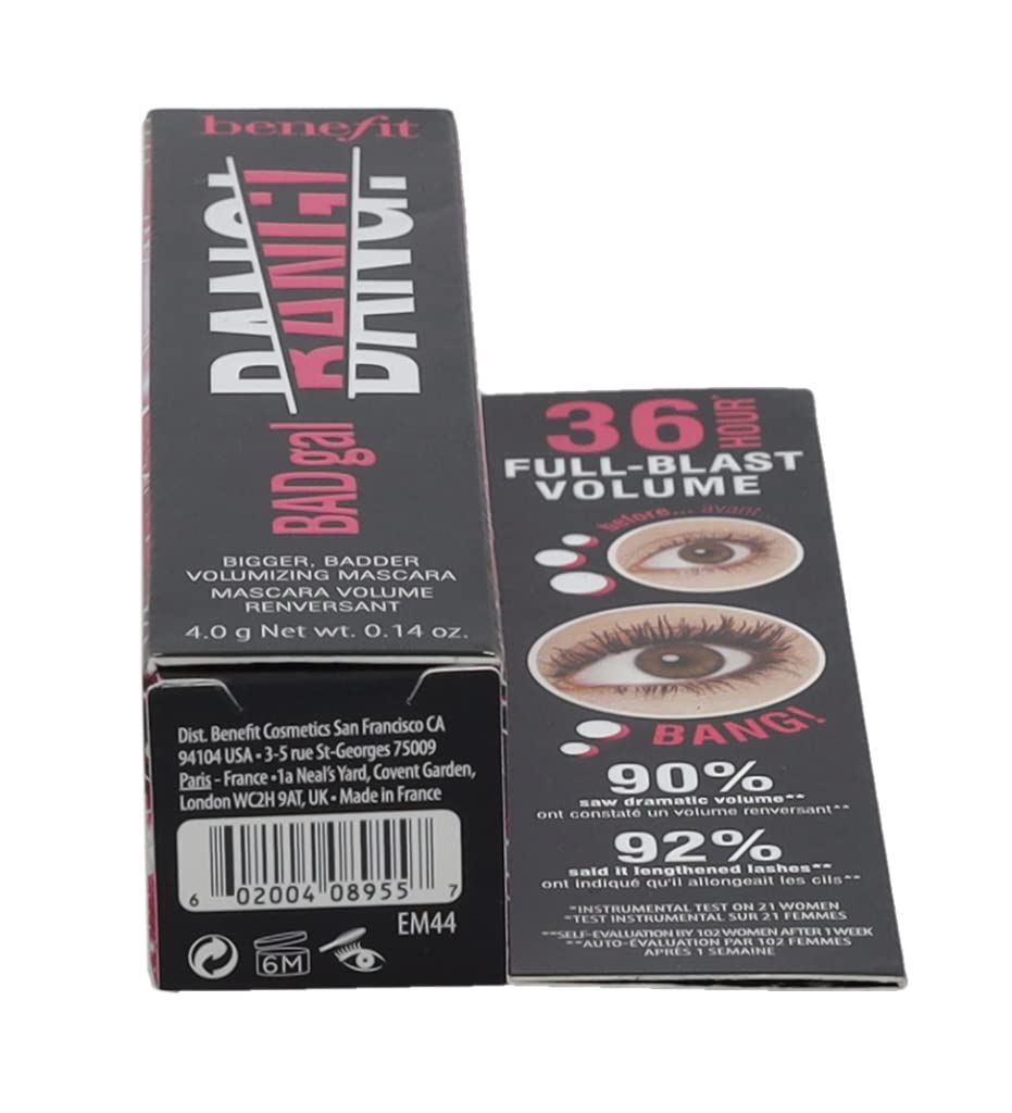 Benefit BADgal Bang mini mascara with ProVitamin B5 for lash thickness