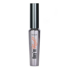 Application demo of Benefit They're Real Mascara for precise lash grabbing