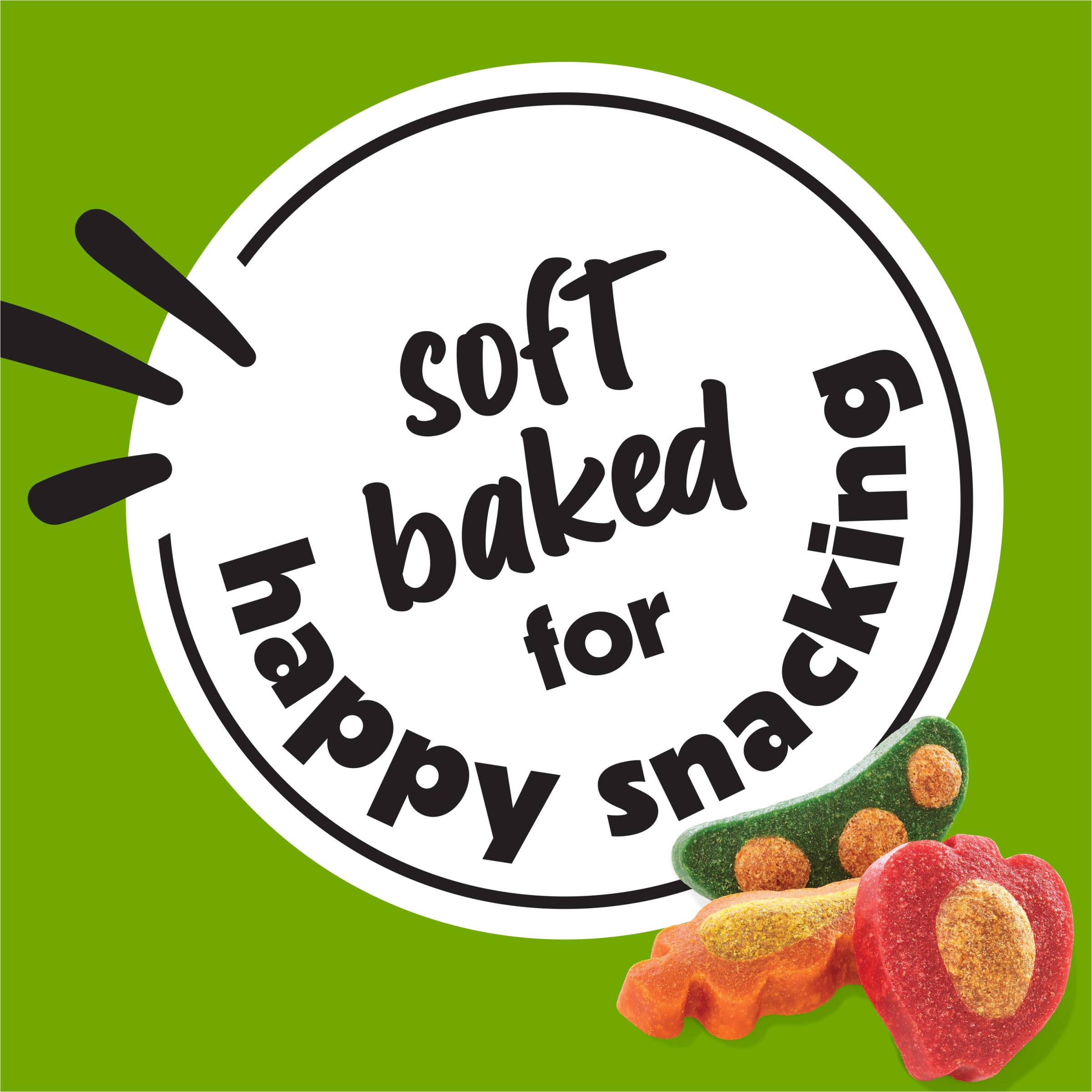 Beneful Baked Delights Snackers wholesome grains with apples, carrots, and peas
