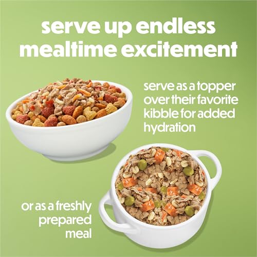 Beneful Freshly Prepared Blends tender meat shreds in moisture-rich gravy