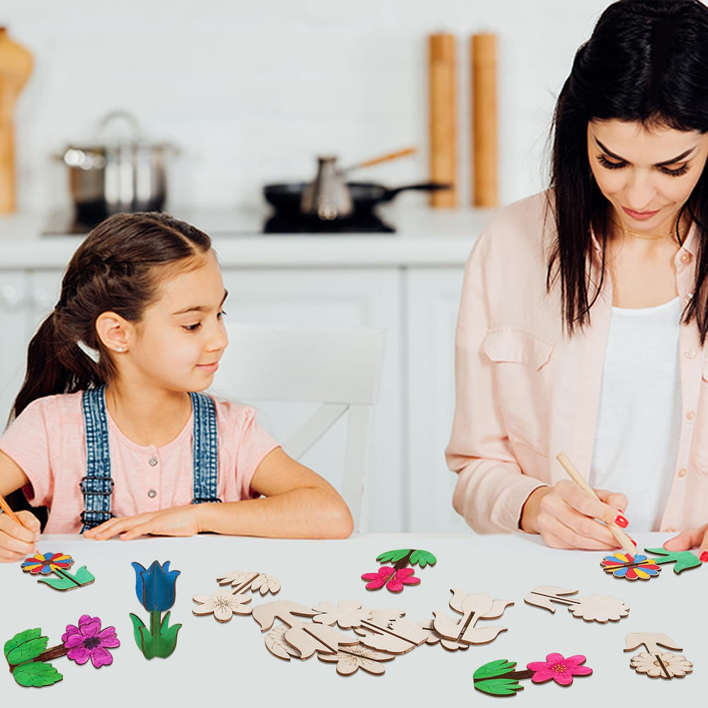 Perfect gift for crafters and kids using BENIMUS unfinished wood slices.