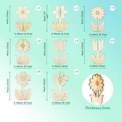 Premium sanded edges on BENIMUS wood slices for safe crafting and easy finishing.