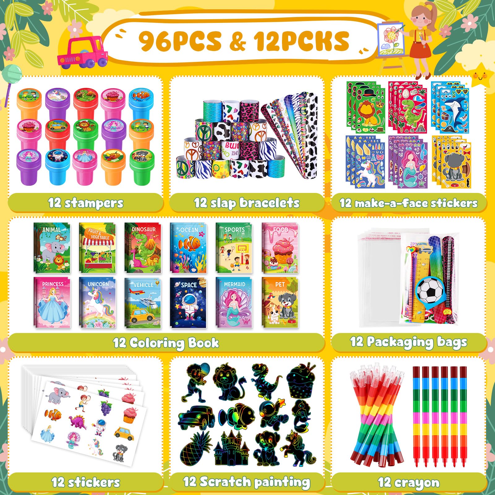 BenLouis eight-color crayons for vibrant, mess-free coloring and crafts