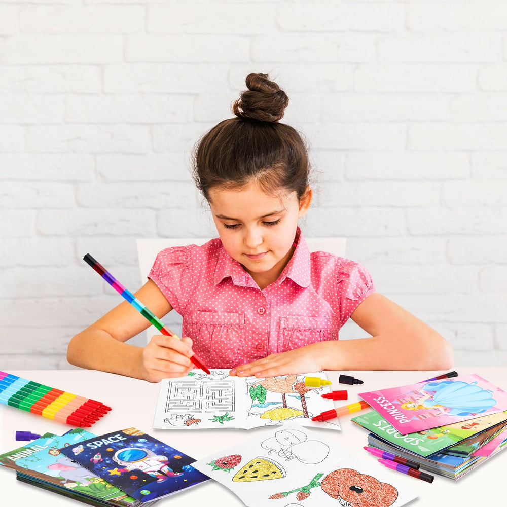 BenLouis coloring books with sturdy paper for repeated coloring and durability