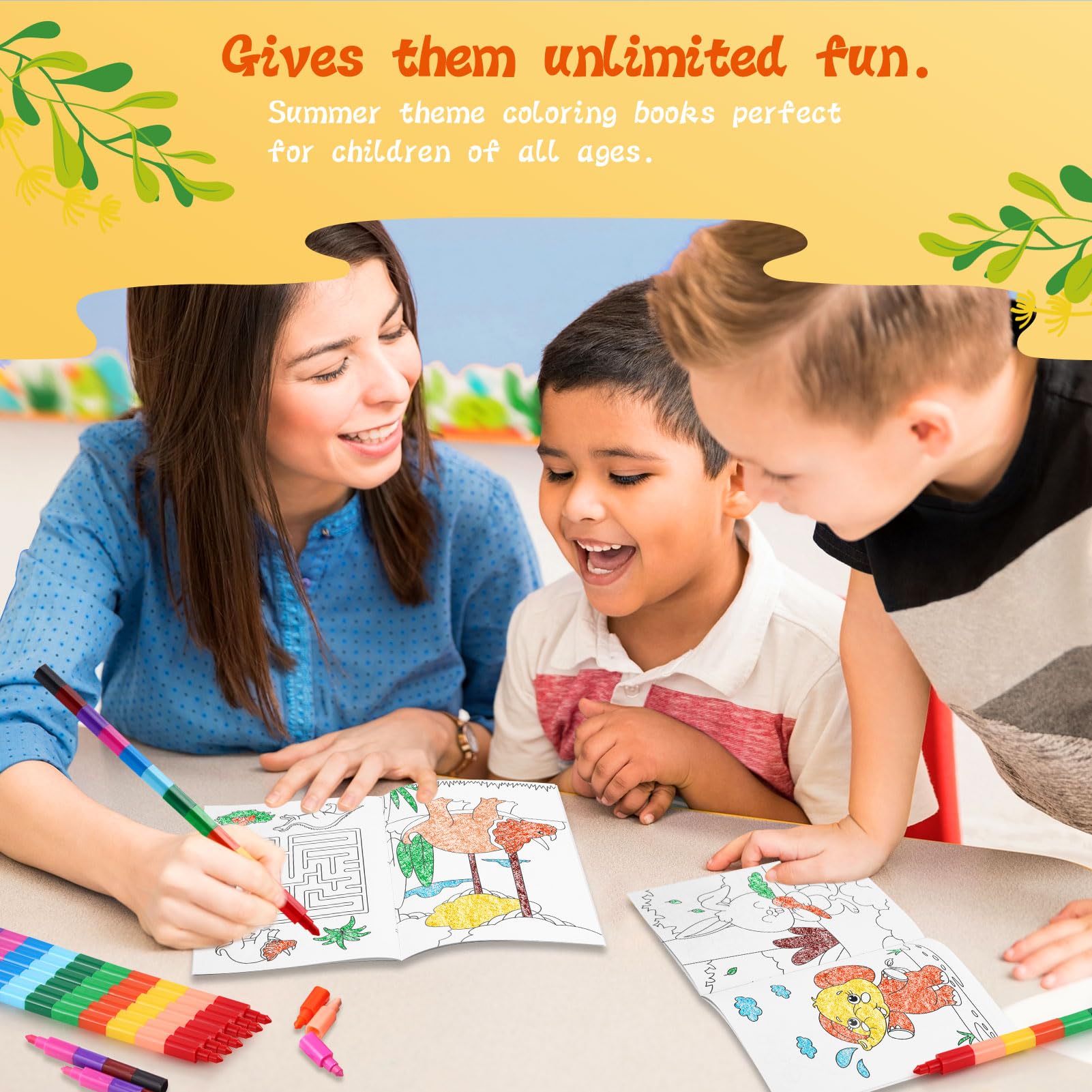 BenLouis travel activity coloring books designed for on-the-go entertainment