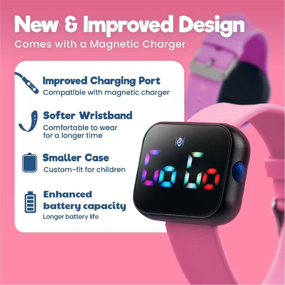 Benny Bradley's Potty Watch V2 kid washing hands with ease