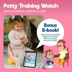 Benny Bradley's Potty Watch V2 melody reminder for easy potty sessions