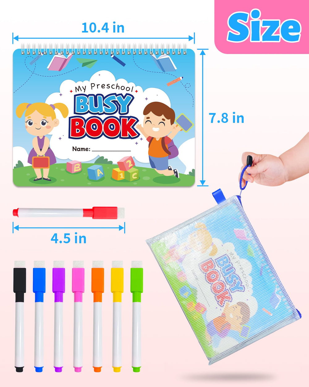 Benresive Busy Book thoughtful gift for children aged 3 to 5