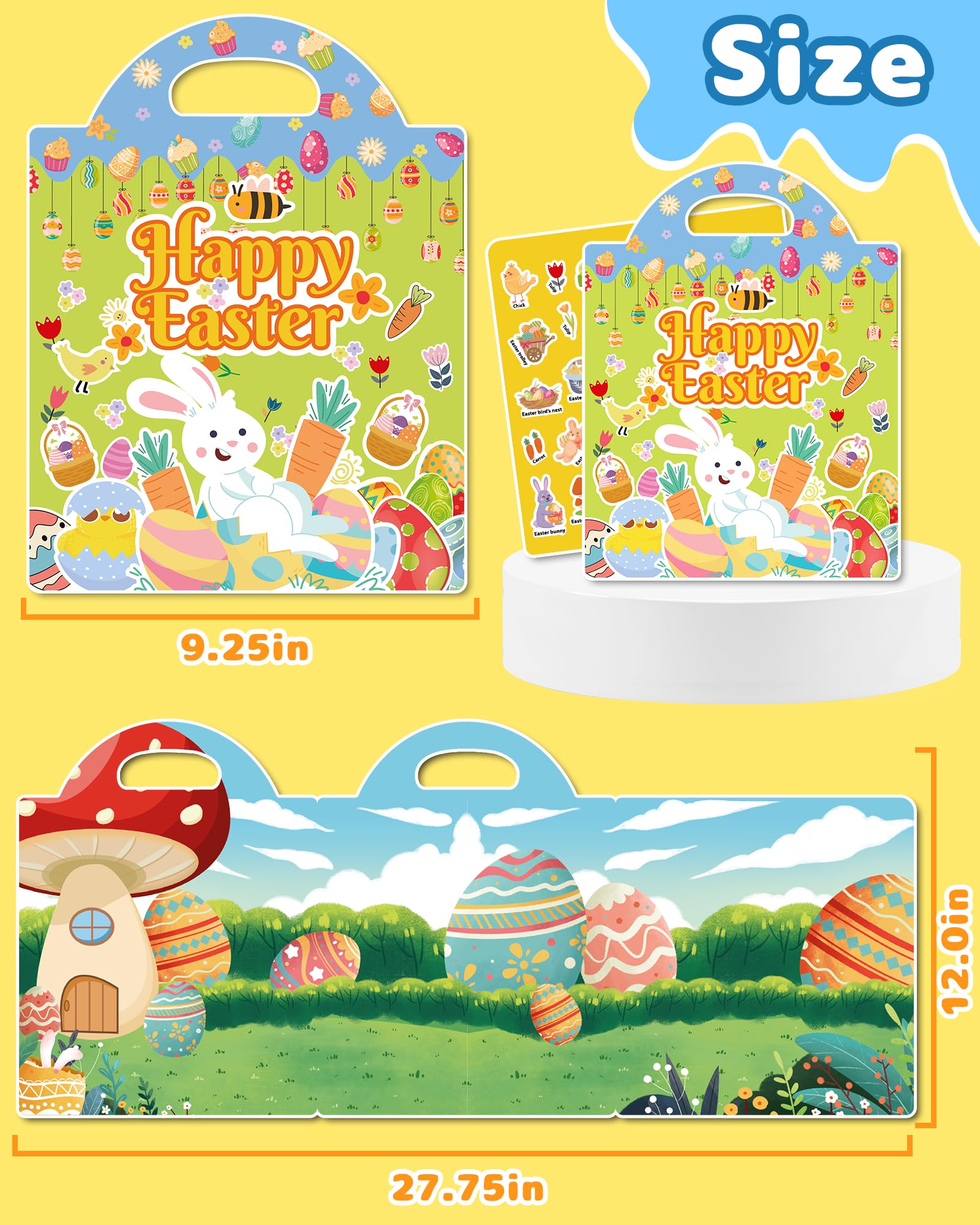 Benresive Easter sticker set makes a thoughtful gift for birthdays.