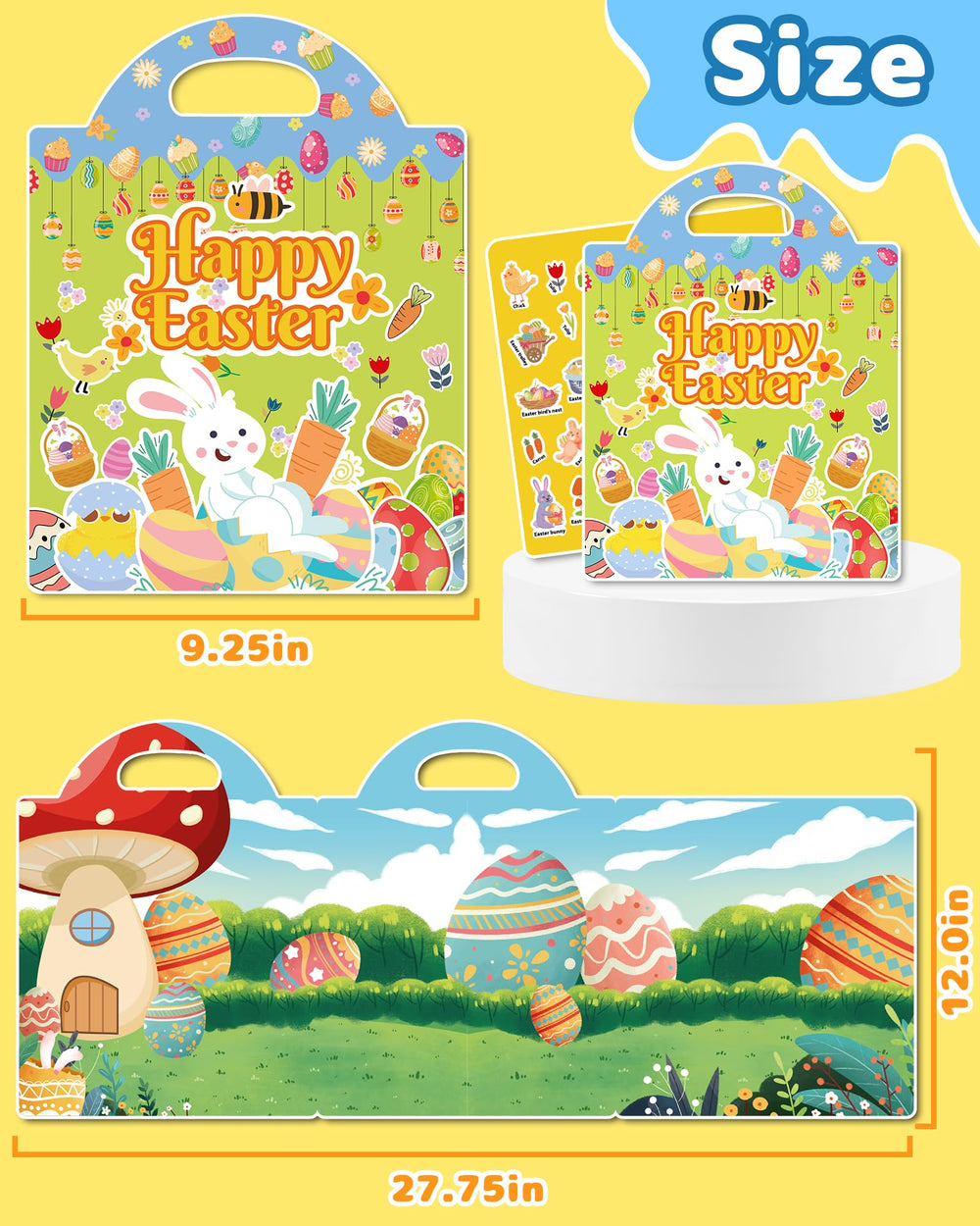 Benresive Easter sticker set makes a thoughtful gift for birthdays.