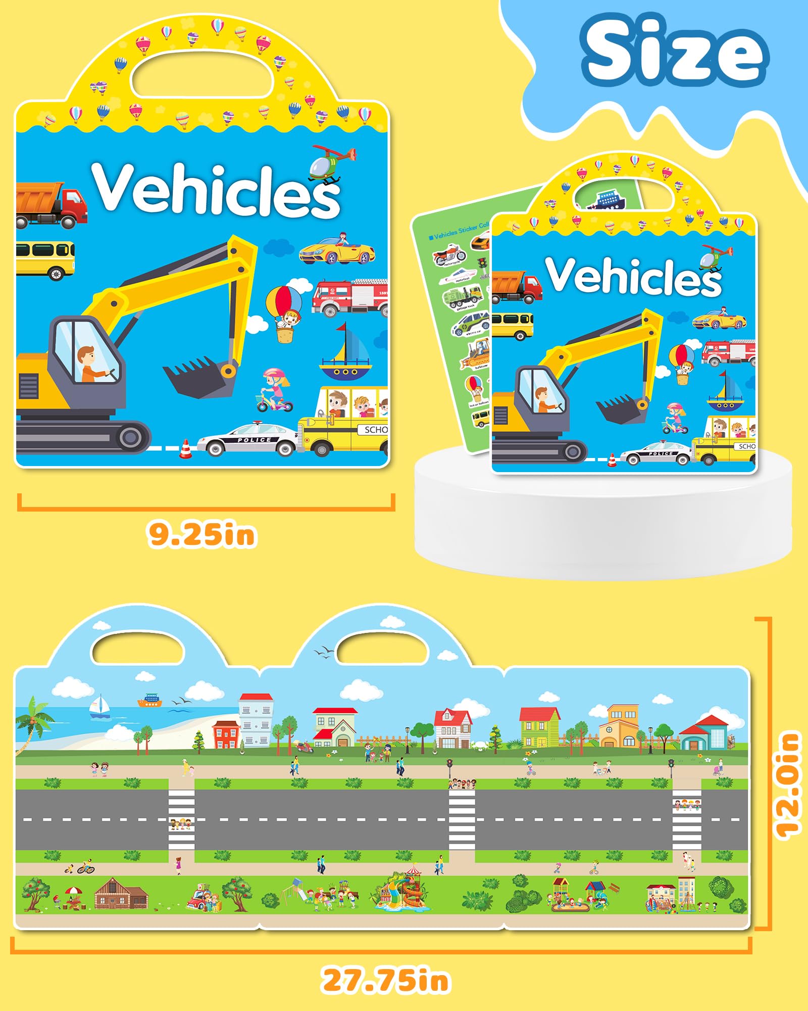 Benresive sticker book gift-ready packaging appeals as a thoughtful present.