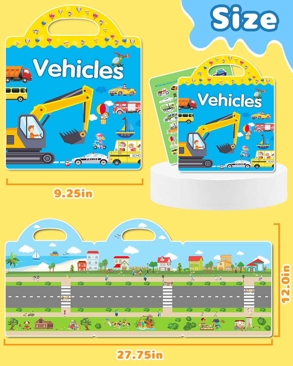 Benresive sticker book gift-ready packaging appeals as a thoughtful present.