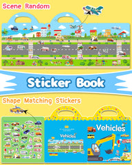Benresive waterproof PVC stickers closeup emphasizing durable, travel-friendly material.