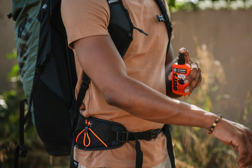 Lightweight travel-ready spray design for hikers and campers