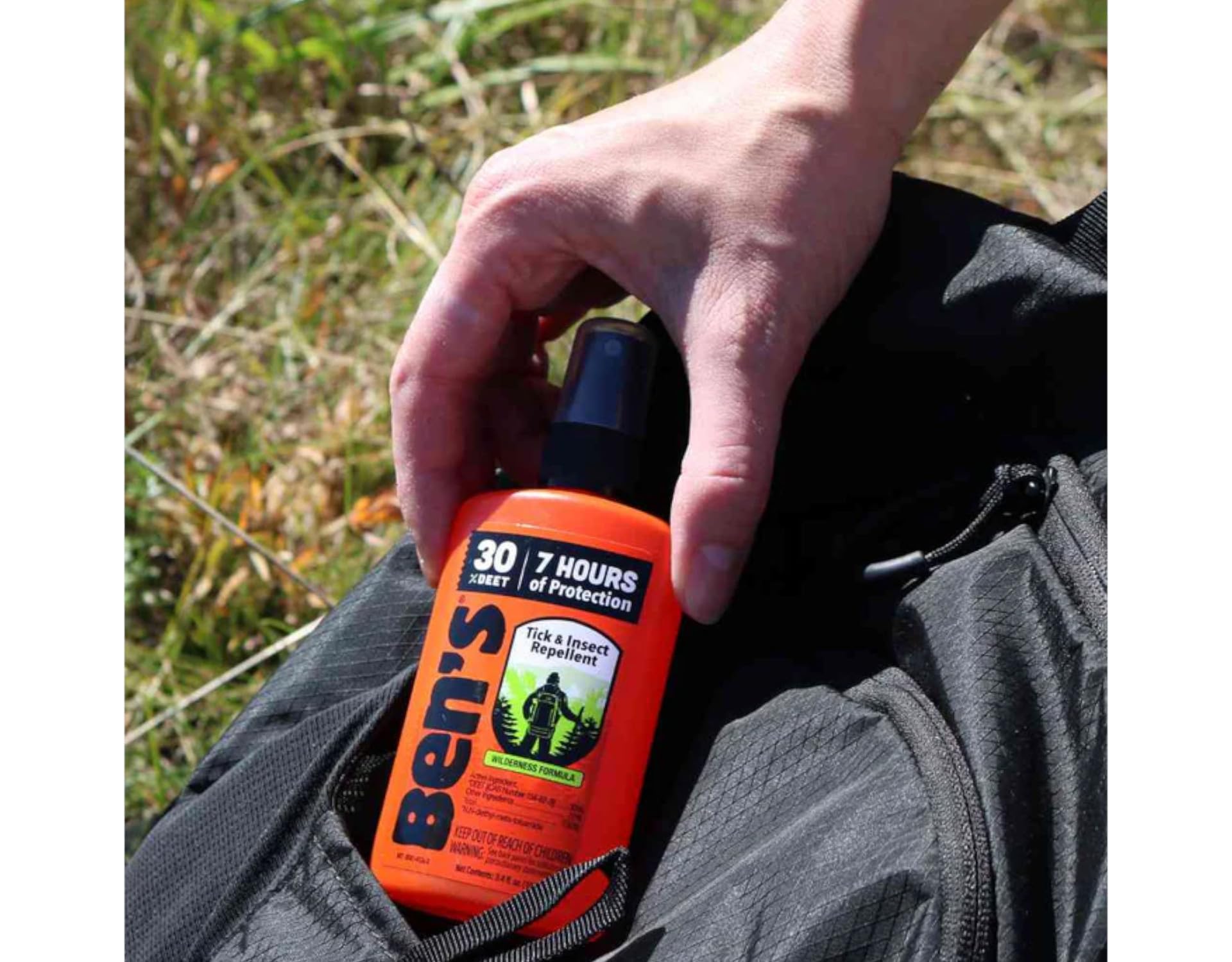 Ben's 30% DEET meets CDC minimum concentration for reliable protection.