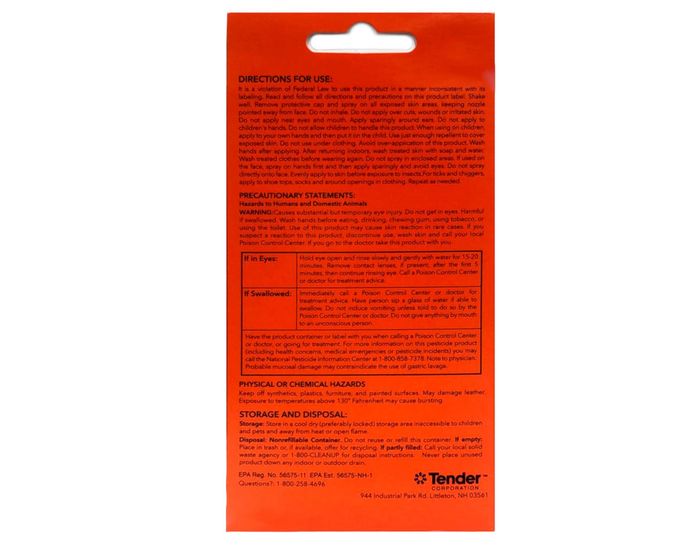 Ben's 30% DEET offers eight hours of protection against mosquitoes and ticks.