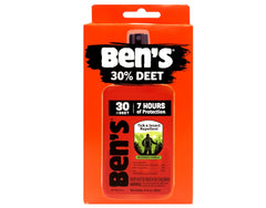 Ben's 30% DEET mosquito repellent pump bottle provides long-lasting outdoor protection.