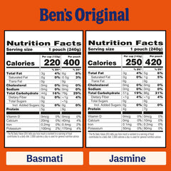 BEN'S ORIGINAL Ready Rice basmati pouch for easy 90-second microwave cooking.