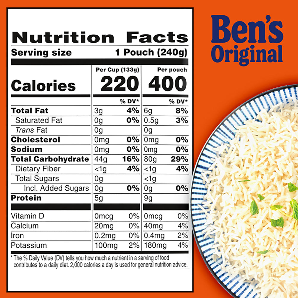 BEN'S ORIGINAL Ready Rice Basmati 90-second prep video-ready for quick meals.