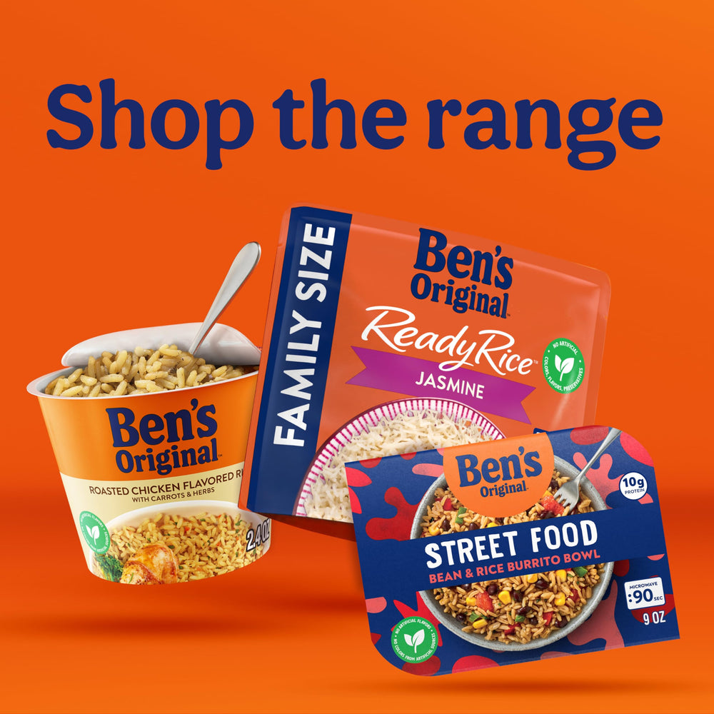 BEN'S ORIGINAL Ready Rice pouches, BPA-free microwave convenience.