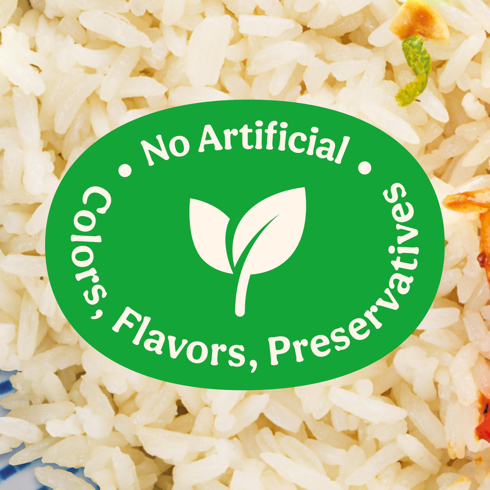 Vegetarian-ready side dish: BEN'S ORIGINAL coconut jasmine rice on the plate