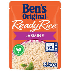 BEN'S ORIGINAL Jasmine Rice heats in 90 seconds for fast meals.