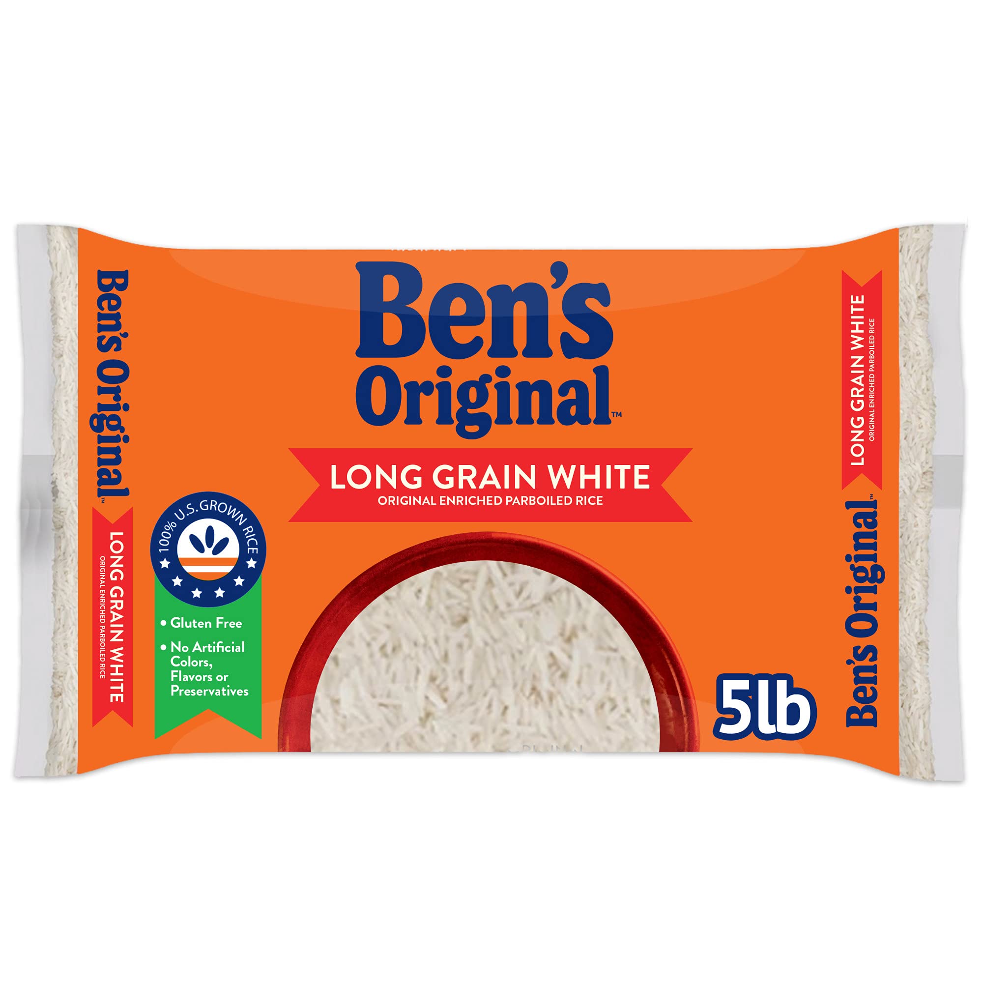 BEN'S ORIGINAL Uncle Ben's converted rice 80oz bag ready for quick weeknight meals.