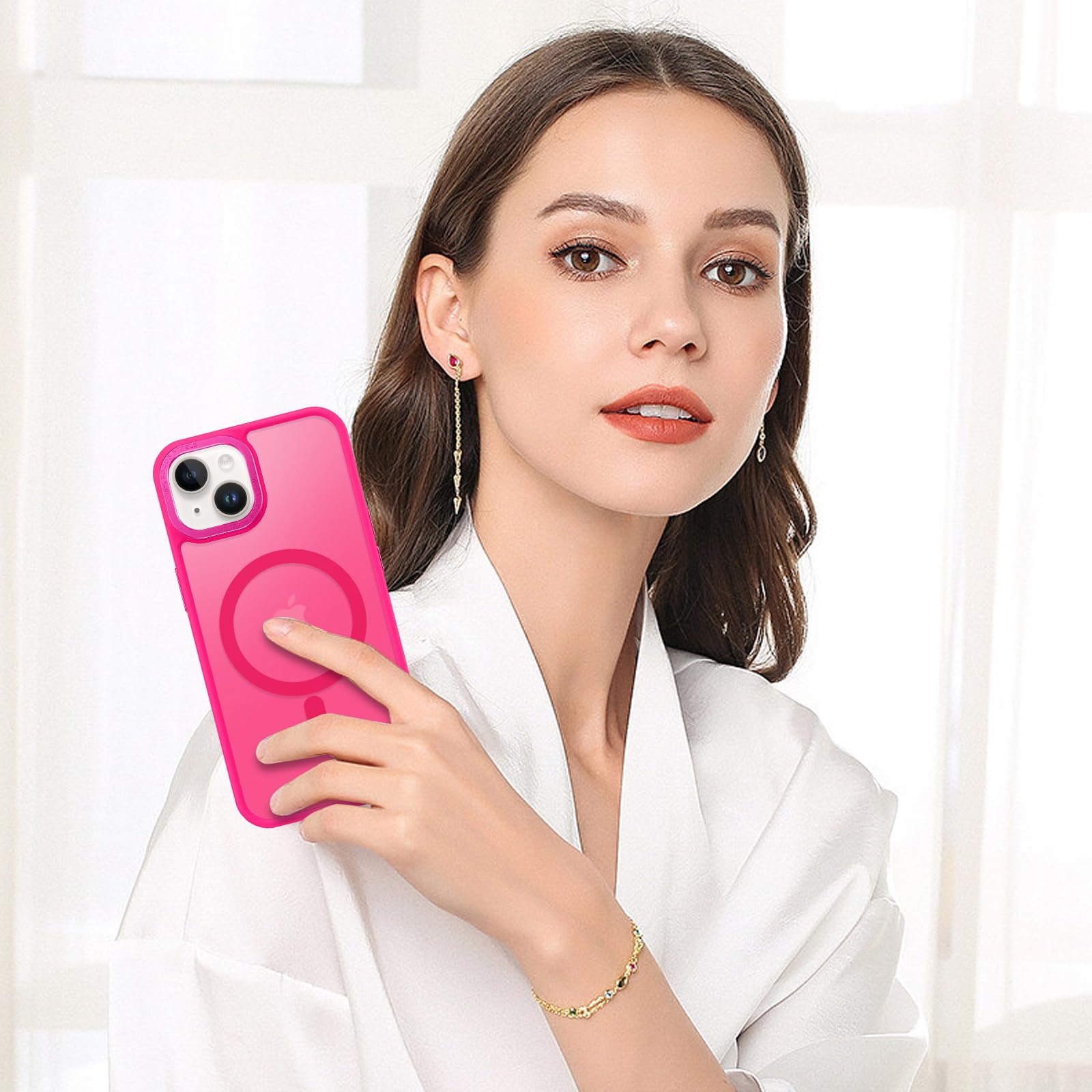 Gift-ready pink case pairs style with protection.