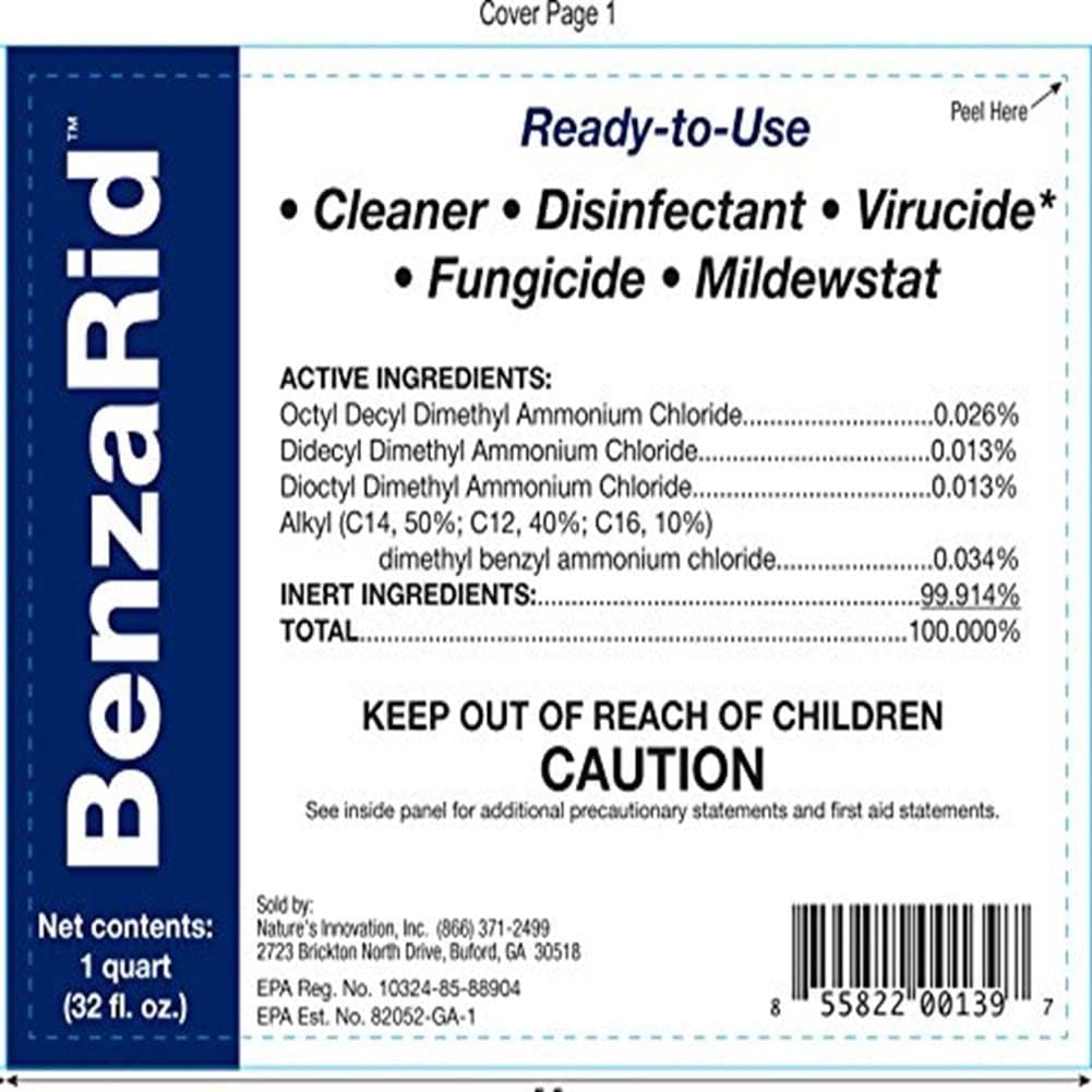 BenzaRid used in post-flood remediation for colorless cleaning