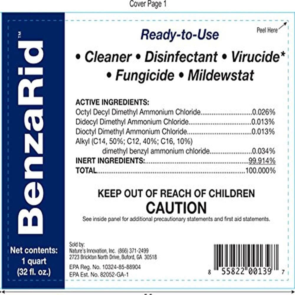 BenzaRid used in post-flood remediation for colorless cleaning