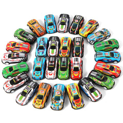 Benzem 28-pack pull-back cars in bright colors for shared play and party favors.