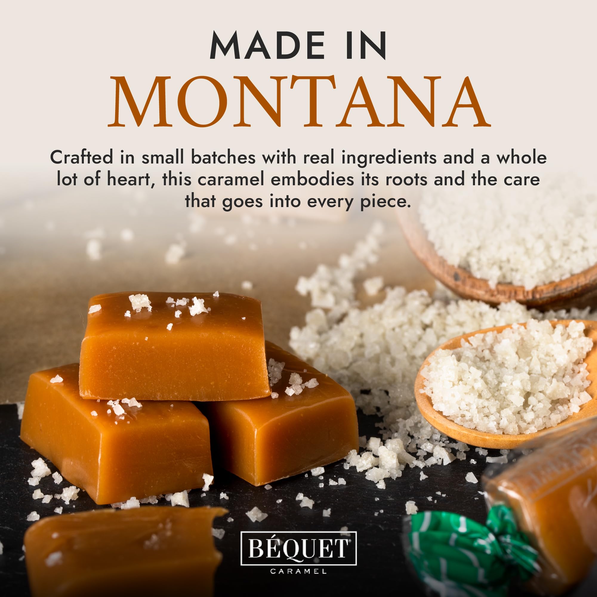 Bequet award-winning caramel celebrates a long-standing craft and quality.