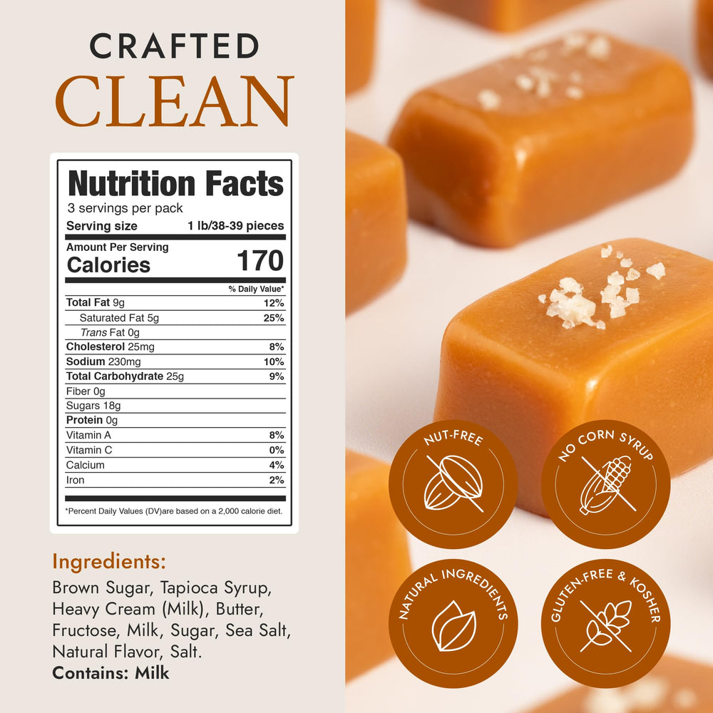 Bequet handcrafted caramel creation highlights small-batch craft and rich texture.